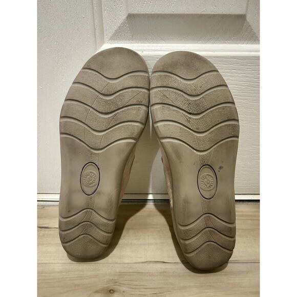 Earth Spirit Shoes Womens Comfort Beige Tan Suede Leather Mary Jane Flats Size 9 - Picture 6 of 7